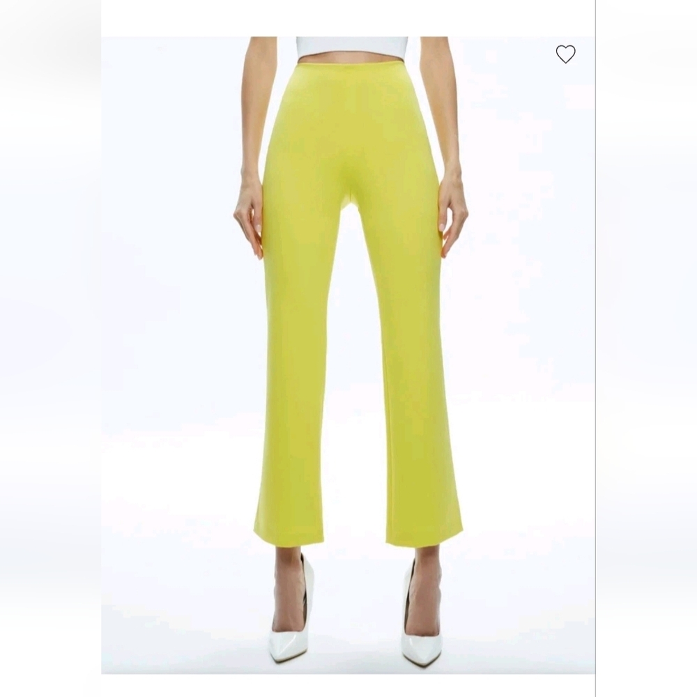 ALICE + OLIVIA RMP MID RISE BACK-ZIP BOOTCUT ANKLE PANT - Picture 7 of 16